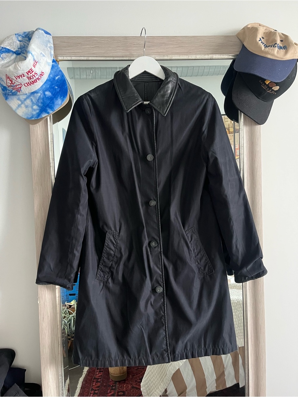 Reversible Full Leather Coat